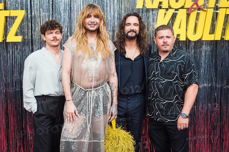 Georg Listing, Bill Kaulitz, Tom Kaulitz and Gustav shepherd at Kaulitz & Kaulitz season 3, premiere at Delphi Filmpalast, Berlin, 22.07.2026