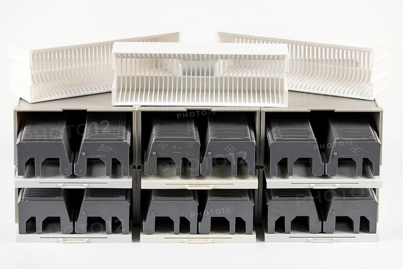 Grey and white boxes for slides