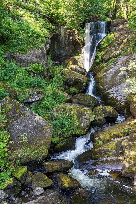 The Triberg Waterfalls, Triberg in the Black Forest, Baden-Württemberg, Germany