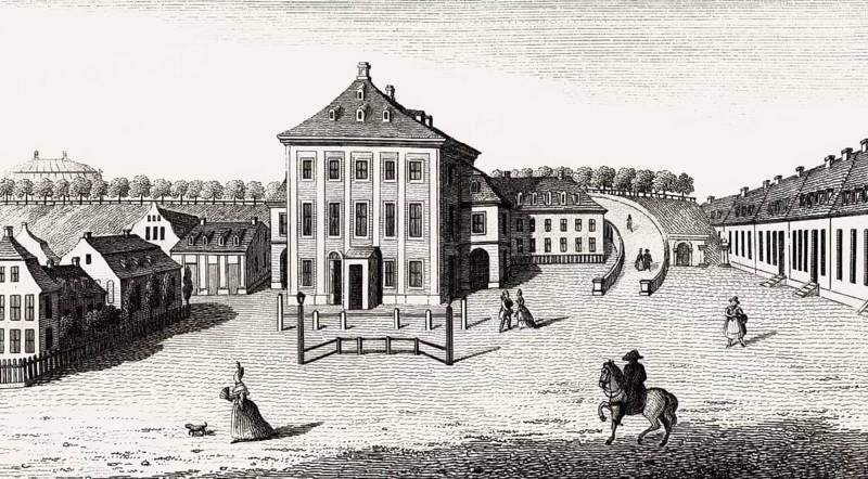 The Morettische Opernhaus, also Moretti-Theater, opera house, small court theatre, 1784, Dresden, Saxony, Germany
