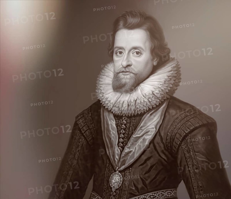 James VI and I, James Charles Stuart, 1566 – 1625, King of England, Scotland and Ireland, digitally edited