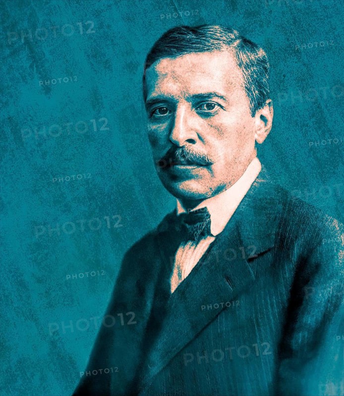Hugo von Hofmannsthal, 1874-1929, Austrian novelist and poet, digital edited according to a photograph by Nicola Perscheid