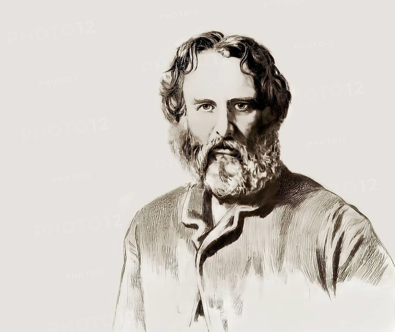 Henry Wadsworth Longfellow, 1807 – 1882, American poet, digitally edited