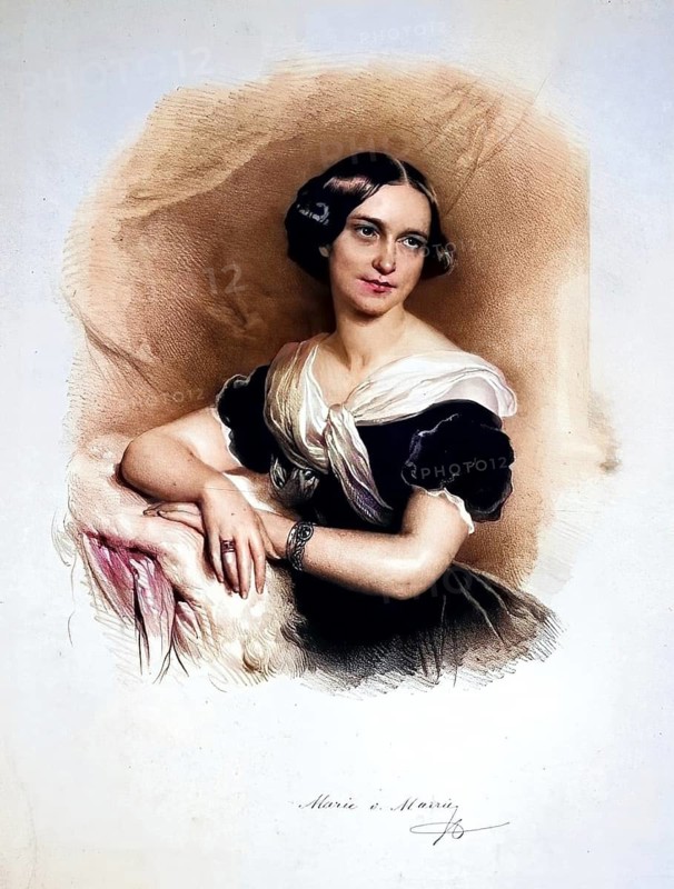 Marie von Marra-Vollmer, née Marie von Hack, (born 20 July 1822 in Linz: died 25 December 1878 in Frankfurt am Main) was an Austrian-German opera singer, Historic, digitally restored reproduction from a 19th century original, Record date not stated