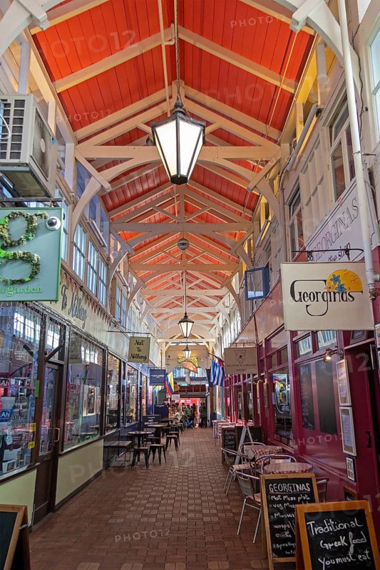 Interior view, Covered Market, Oxford, England, Great Britain