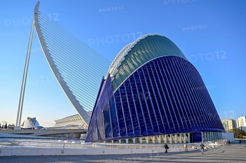Àgora, building designed for events, sporting events and exhibitions, Ciudad de las Artes y de las Ciencias, City of Arts and Sciences built by Spanish architect Santiago Calatrava, Valencia, Spain