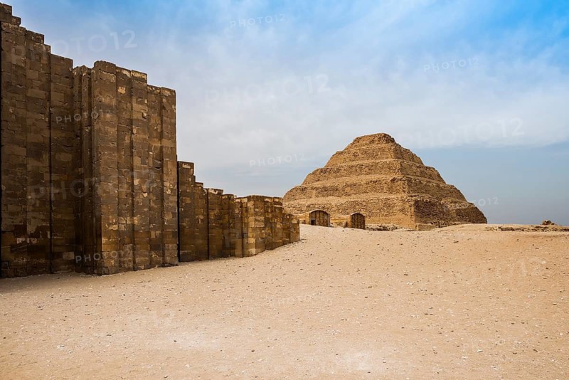 Step Pyramid, Pyramid of Djoser, Saqqara, UNESCO World Heritage Site, Memphis, Cairo, Egypt