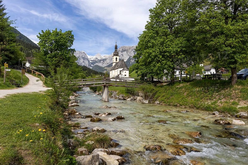 St. Sebastian Parish Church, Ramsau, Berchtesgaden National Park, Germany