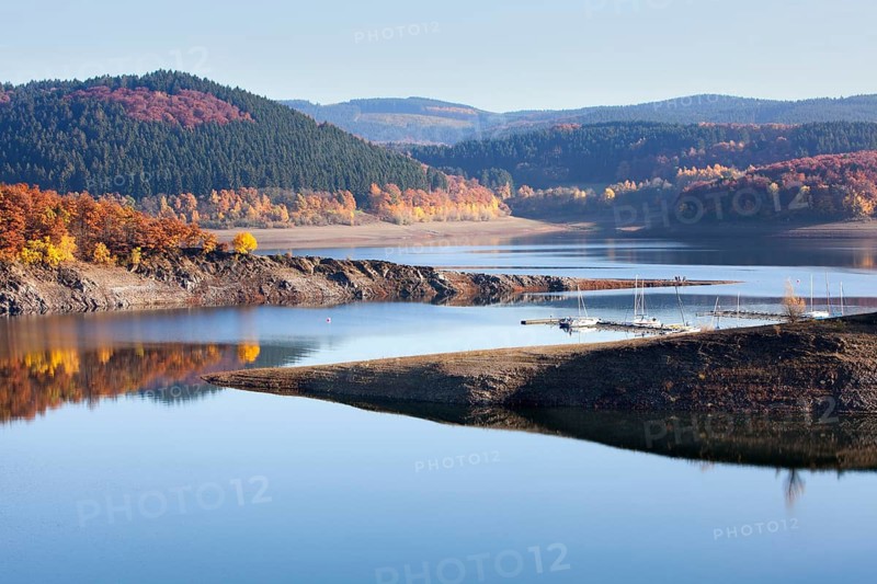 Biggetalsperre reservoir, Attendorn, North Rhine-Westphalia, Germany