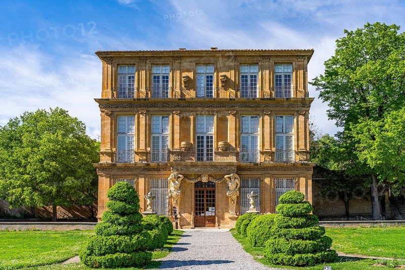 Pavillon Vendôme Historic Palace Museum with Park, Aix-en-Provence, Bouches-du-Rhone, Provence, France