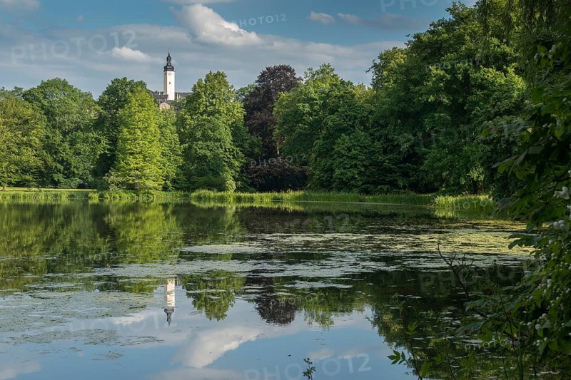 Elsteral, Germany, Greiz, Greizer Park, Upper Castle, Thuringia, Cultivated Landscape, Landscape, Landscape, Landscape, Park Lake, Vogtland