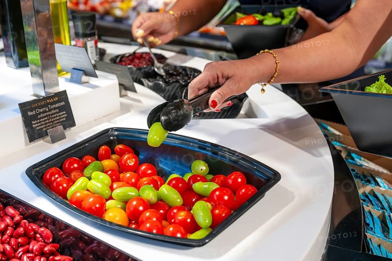 Self-service cherry tomatoes, Bangkok, Thailand