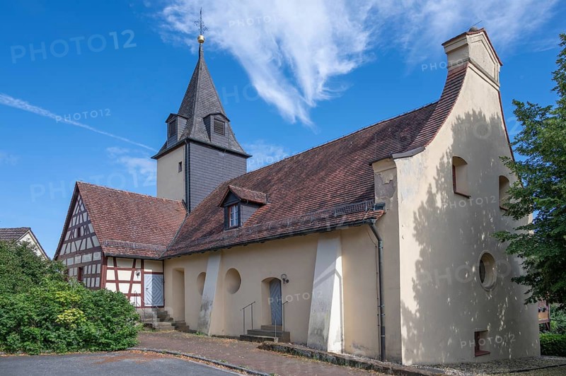 Church of St. Peter and Paul, built around 1795, Ermreuth, Upper Franconia, Bavaria, Germany