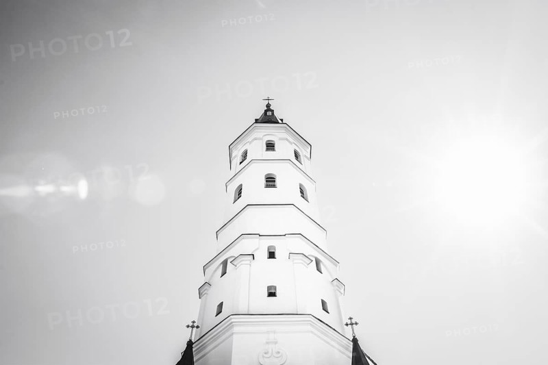 Scenic St. Peter and Paul cathedral in Siauliai city. Lithuania