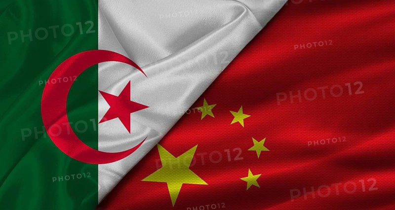 Bilateral relations between Algeria and China. Flag of Algeria and China