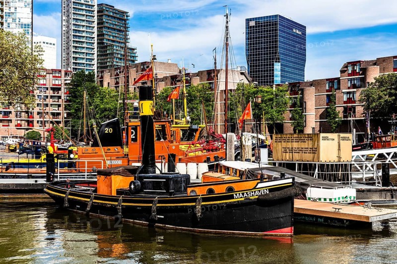 Wijnhaven and Leuvehaven, Rotterdam, The Netherlands