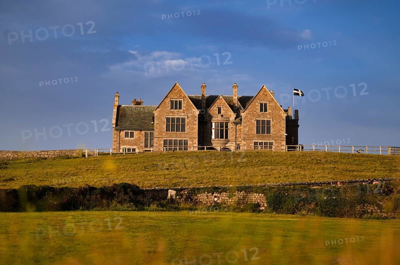Manor house, Cape Cape Cornwall, evening mood, evening light, St Just in Penwith, Cornwall, England, Great Britain, Great Britain