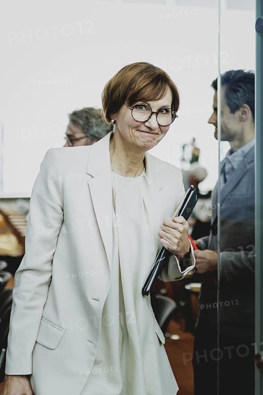 Bettina Stark-Watzinger (FDP), Federal Minister of Education and Research, recorded after a press conference on the publication of the 'Education in Germany 2024' report in Berlin, 17 June 2024