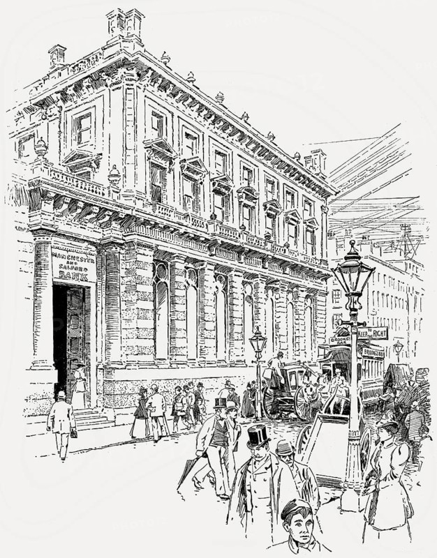 Manchester and Salford Savings Bank, head office, Manchester, England, UK, 19th century