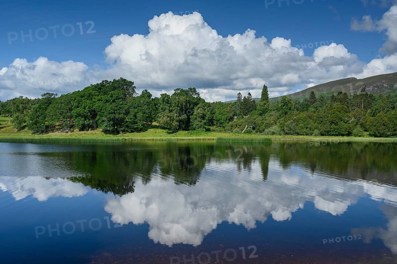 Loch Insh, lake, clouds, Scotland, Aviemore, Great Britain