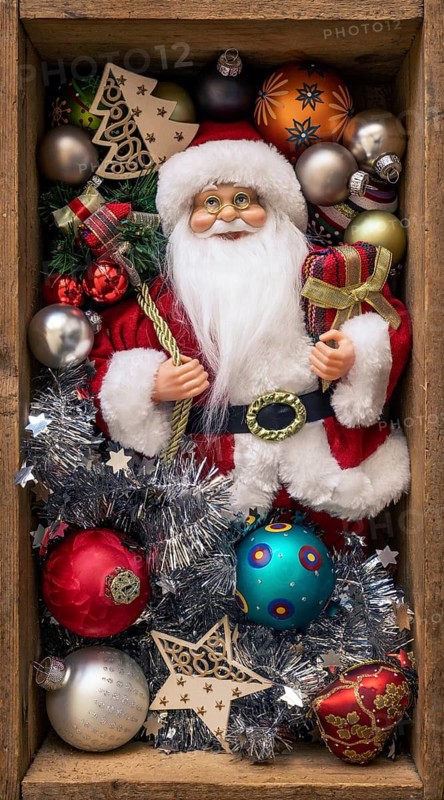 Typical Santa Claus, figure, Christmas, Merry Christmas, Merry Christmas, decoration, studio, Baden-Württemberg, Federal Republic of Germany