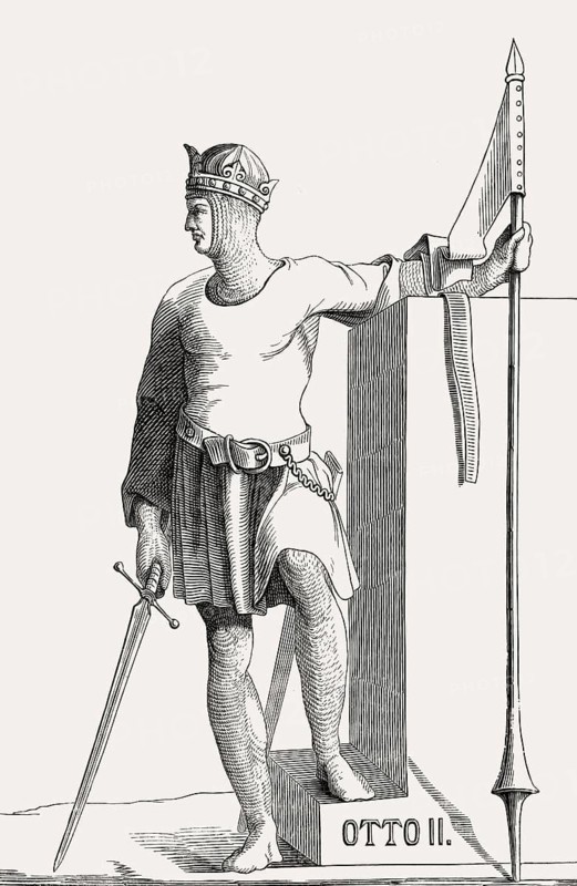 Otto II, called the Red (Rufus), emperor of the Holy Roman Empire from 973 until his death in 983