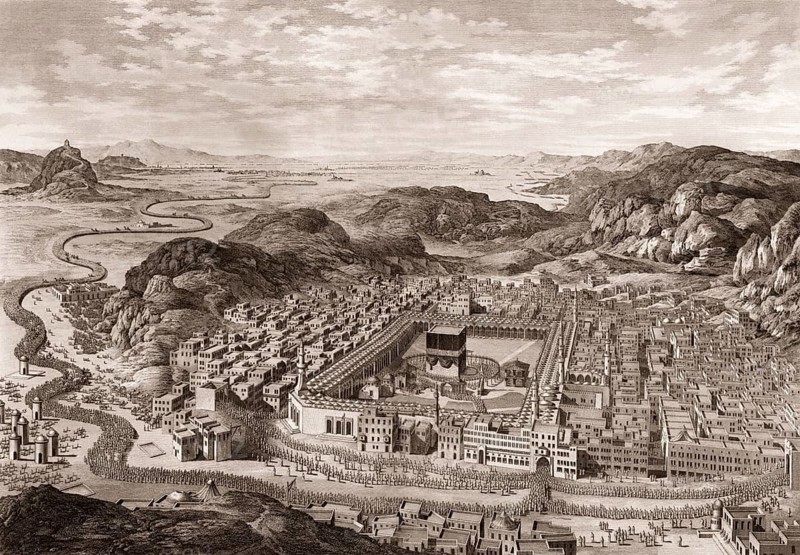 City of Mecca Mecca, Saudi Arabia, 19th century