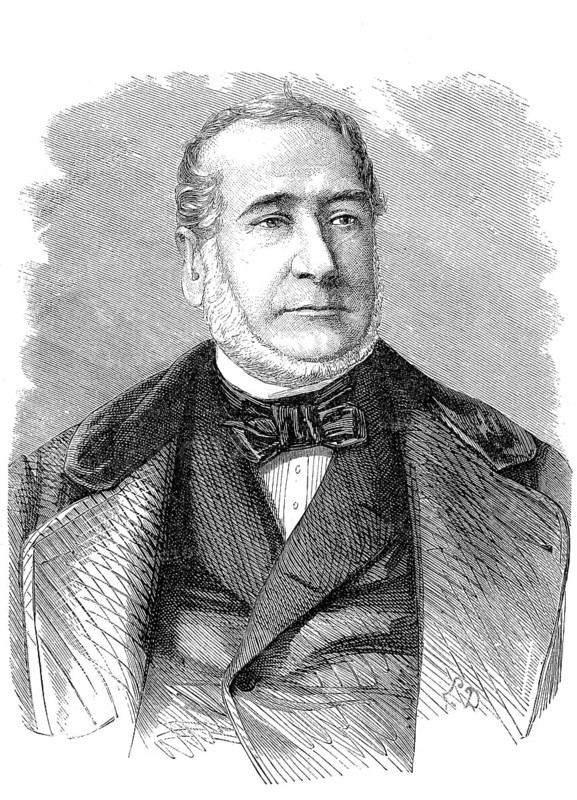 Leonor-Joseph Havin (2 April 1799 - 12 November 1868) was a French publicist and politician, Historical, digitally restored reproduction of a 19th century original, exact original date unknown