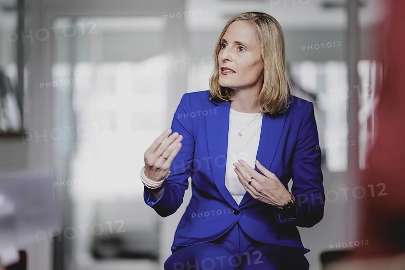 Marie-Christine Ostermann, President of the Association of Family Entrepreneurs, recorded during an interview in Berlin, 2 July 2024