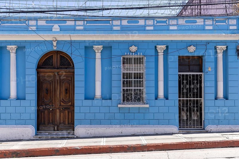 Guatemala, colonial Guatemala City streets historic city center