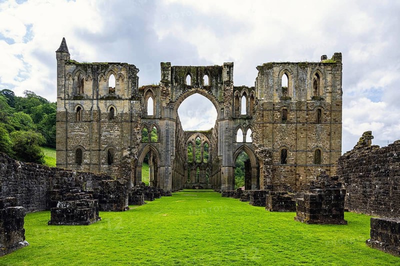Rievaulx Abbey, North York Moors National Park, North Yorkshire, England, UK