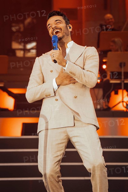 Giovanni Zarrella live on An Italian Summer Night Tour at the Classic Open Air at Berlin's Gendarmenmarkt on 18 July 2025