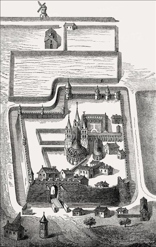 The Benedictine Abbey of Saint-Germain-des-Prés, Paris, France, 17th century