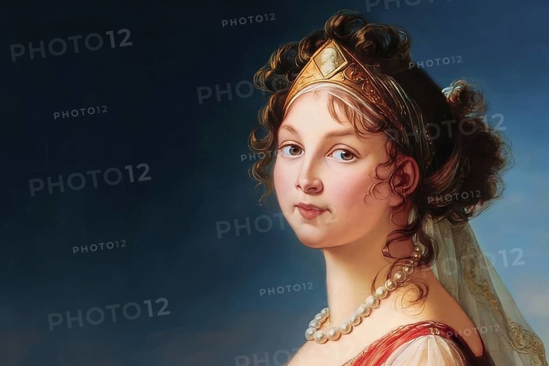 Louise of Mecklenburg-Strelitz, Luise Herzogin zu Mecklenburg - Strelitz, Luise Auguste Wilhelmine Amalie Herzogin zu Mecklenburg, Königin Luise, 1776 – 1810, Queen of Prussia as the wife of King Frederick William III, digitally edited after a painting by Élisabeth Louise Vigée Le Brun