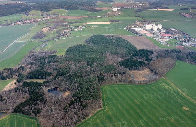 Friessnitzer See-Struth, Germany, Greiz, Krähenteich, Sandberg, Struth, Thuringia, Aerial View, Landscape, Aerial View, Landscape, Aerial View, Nature Reserve, Spring Moor