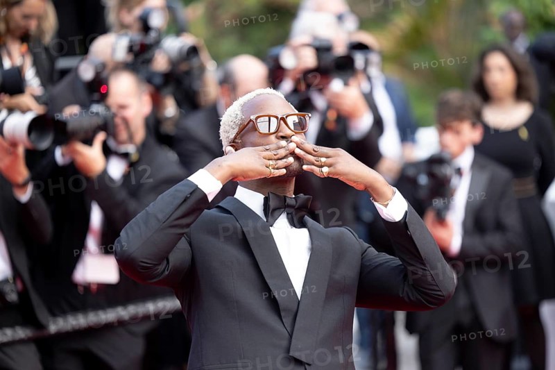 Cannes, France - 24.5.2024: Akinola Davies on the red carpet during the Closing Ceremony of the 78th Cannes International Film Festival. The 78th Cannes International Film Festival will take place from 13 to 24 May 2025
