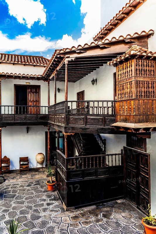 magnificent buildings in the capital Arrecife, Lanzarote, Canary Islands, Spain