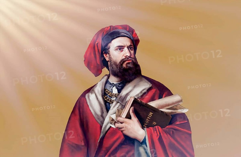 Marco Polo, c.?1254 –1324, an Italian merchant, explorer and writer, digital edited