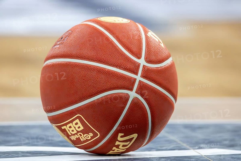 Symbolic image easy Credit BBL (Basketball Bundesliga, Germany) : Close-up of the official match ball of the BBL