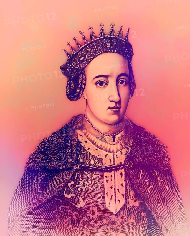 Margaret I, Margrete Valdemarsdatter, 1353 – 1412, ruler of Denmark, Norway and Sweden, digitally altered