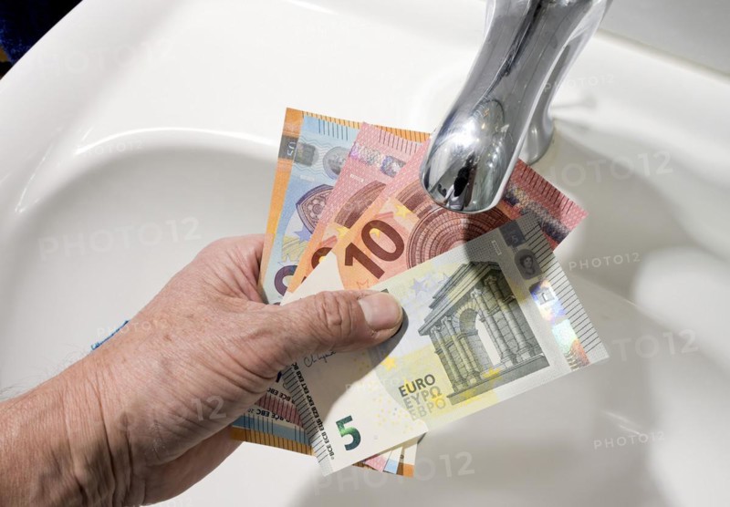 Symbol photo money laundering