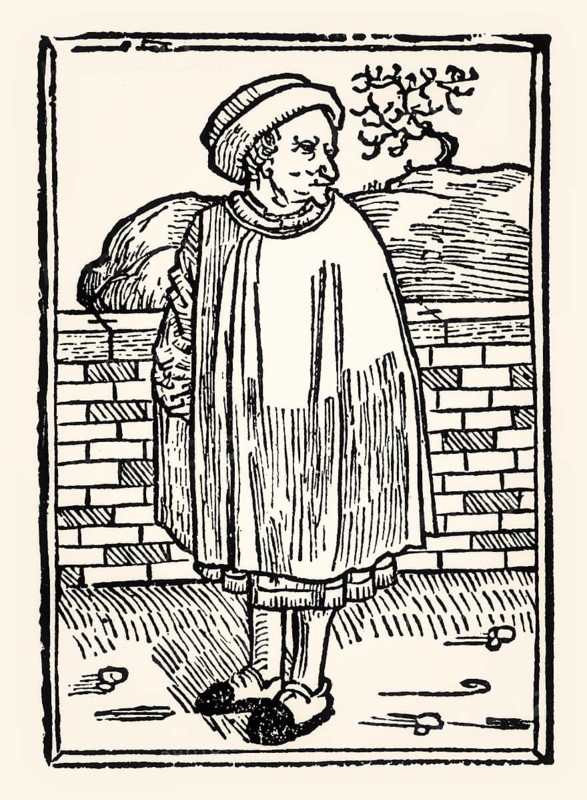 The citizen, Des dodes dantz, Danse Macabre, Lübeck, 1489, digitally restored