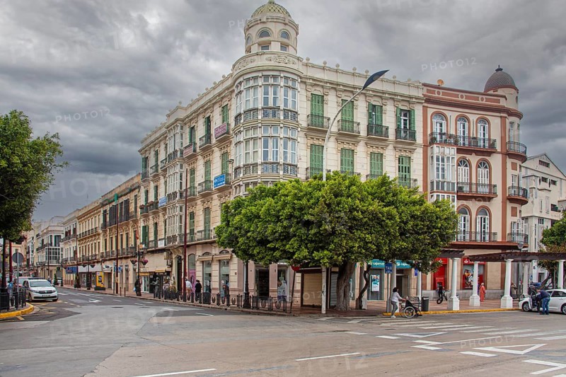 This Eclectic style building belongs to the expansion district in Spain square, historic centre of Melilla, north africa