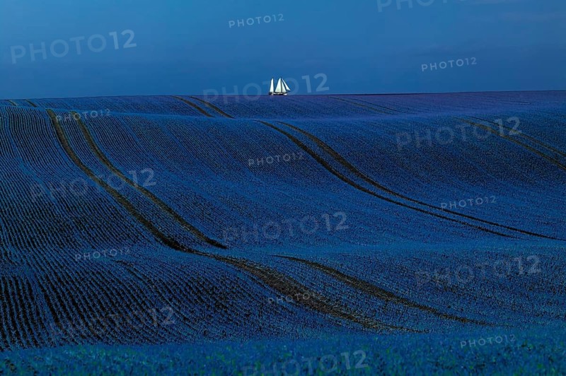 Computer-altered seascape, Schleswig-Holstein, Germany