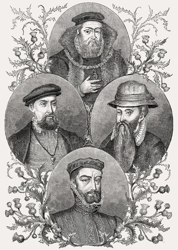 Regents of Scotland, 16th century