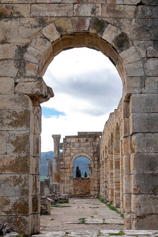 Archaeological site of Volubilis, UNESCO World Heritage Site, Morocco