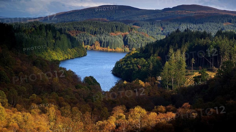 Europe, Scotland, Great Britain, England, landscape, Loch Lomond, The Trossachs, national park