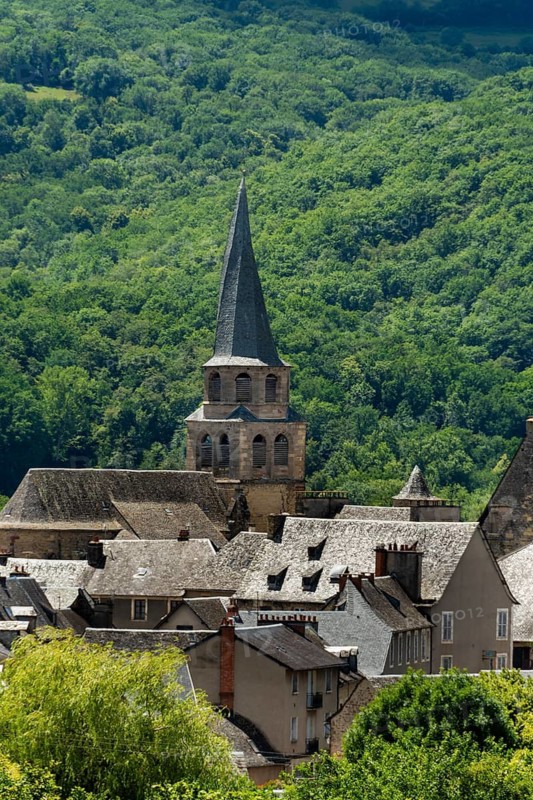 Saint Come d'Olt labelled Les Plus Beaux Villages de France on Way of Saint James, Aveyron, Occitanie, France
