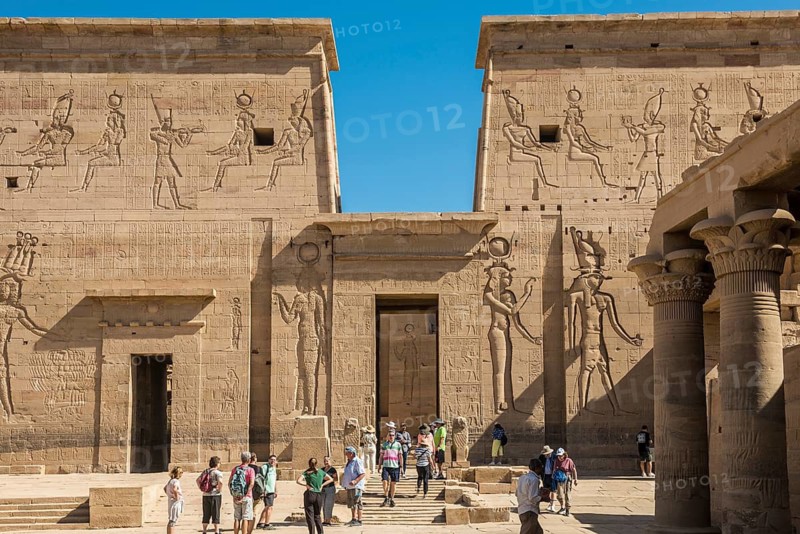 Temple on the Nile, Isis Temple, Philae Temple, Agilka Island, UNESCO World Heritage Site, Aswan, Upper Egypt, Egypt