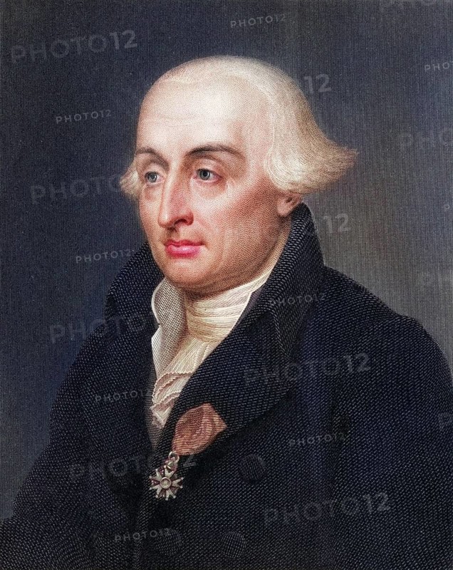 Joseph Louis Lagrance Count de LEmpire, 1736-1813, Italian-French mathematician. From the book Gallery of Portraits, published in 1833, Historical, digitally restored reproduction from a 19th century original, Record date not stated